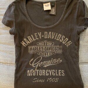 Harley-Davidson Brand Shirt Black Women's S